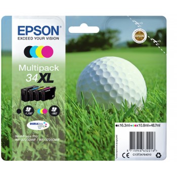 Epson C13T34764020 Negro, Cian, Magenta, Amarillo C13T34764020