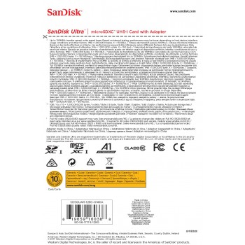 SanDisk Ultra 128GB MicroSDXC Clase 10 Negro SDSQUAR-128G-GN6IA