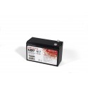 Salicru UBT 12/7 Batería AGM recargable de 7 Ah / 12 V, Sealed Lead Acid (VRLA), Negro, 7 Ah, 12 V, 
