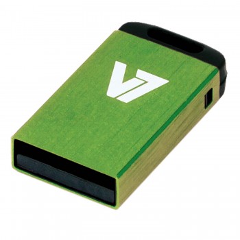 V7 Unidad de memoria flash USB 2.0 nano 32 GB, verde VU232GCR-GRE-2E