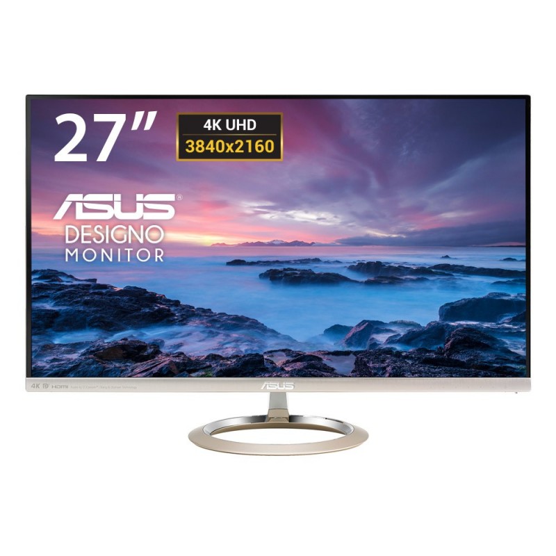 Asus Designo - 27 - 4K Ultra HD - AH-IPS - 5 ms - Negro, Oro - MX27UC
