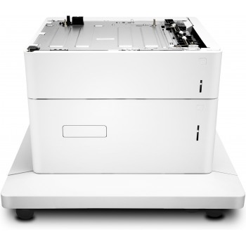 HP Alimentador HCI y soporte Color LaserJet de 1x550 2000-sheet, Bandeja de papel, 2550 hojas, Blanc P1B12A