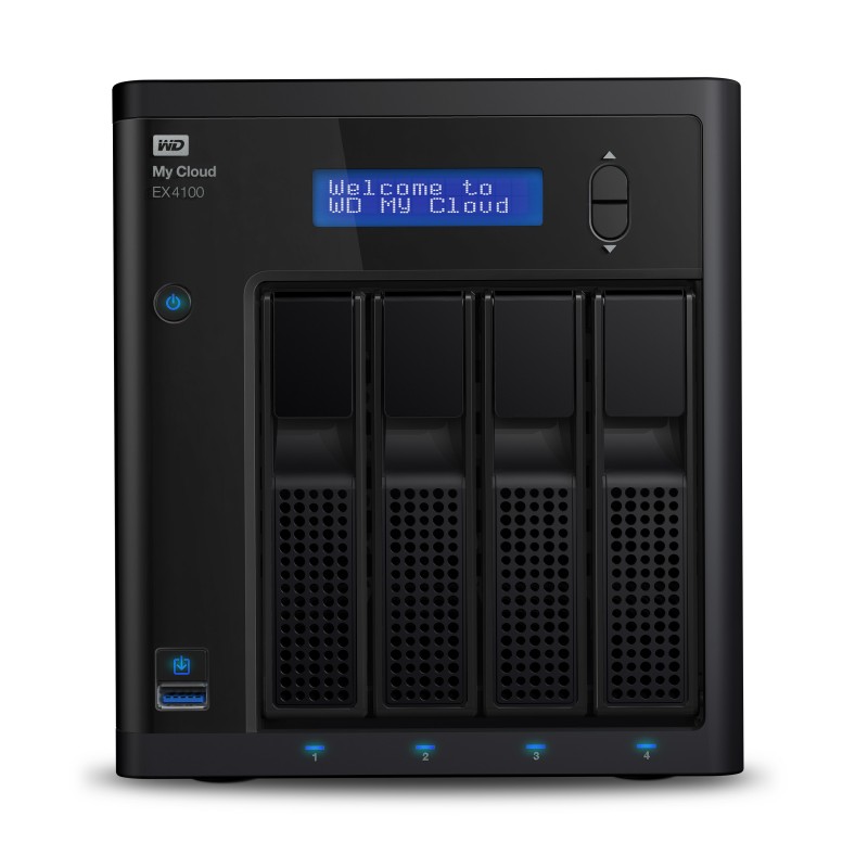 WD My Cloud EX4100 WDBWZE0000NBK - Servidor NAS -  WDBWZE0000NBK-EESN
