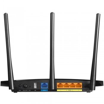 TP-LINK Archer C7 cableado 4 puertos RJ-45 10,100,1000 Negro ARCHER C7