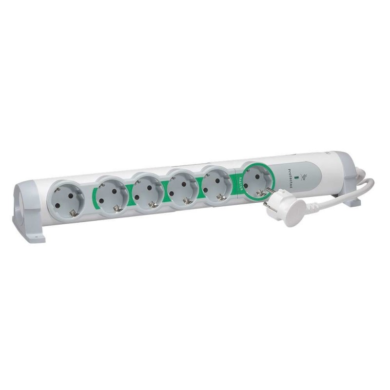 Cbl Multi-outl ext masts 6x2P+E-1.5m crd 80802