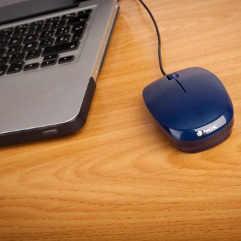 RATON NGS USB SOBREMESA OPTICAL WIRED MOUSE BLUE FLAME FLAME BLUE