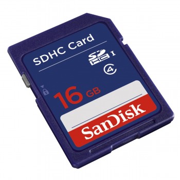 SanDisk SDHC 16 GB 16GB SDHC Clase 4 Azul SDSDB-016G-B35