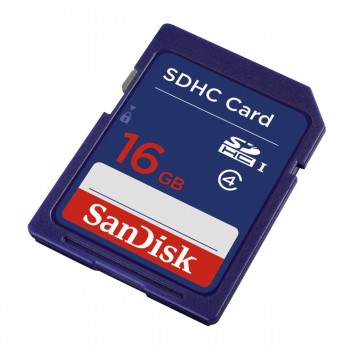 SanDisk SDHC 16 GB 16GB SDHC Clase 4 Azul SDSDB-016G-B35