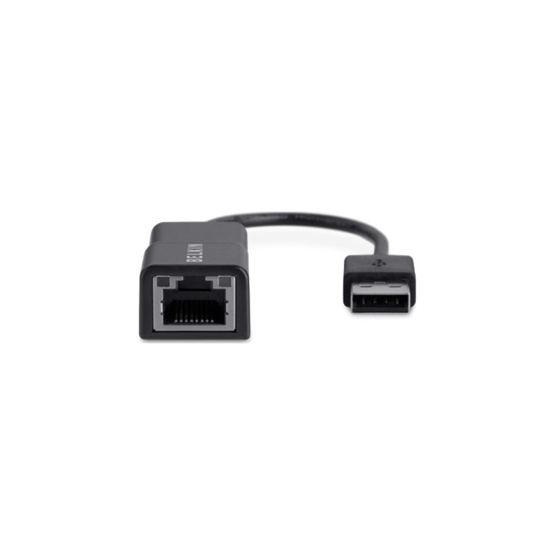 Belkin F4U047BT adaptador de cable USB 2.0 RJ-45 Negro