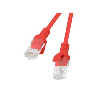 Lanberg PCU5-10CC-0300-R Netzwerkkabel Kat.5E Utp, 3m rot