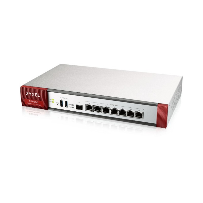 ZyXEL ATP500, 2600 Mbit s, 900 Mbit s, 82,23 BTU h, 529688,2 h, FCC Part 15 (Class A), CE EMC (Class ATP500-EU0102F