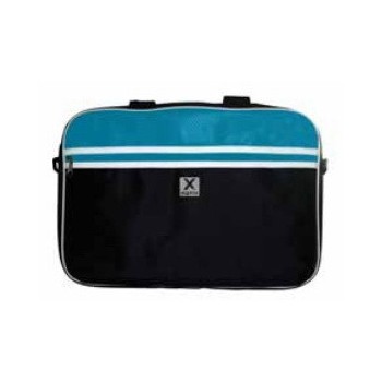 Approx appNBSP15LB, Negro, Azul, Monótono, Polipiel, Nylon, Resistente al polvo, Resistente a rayone