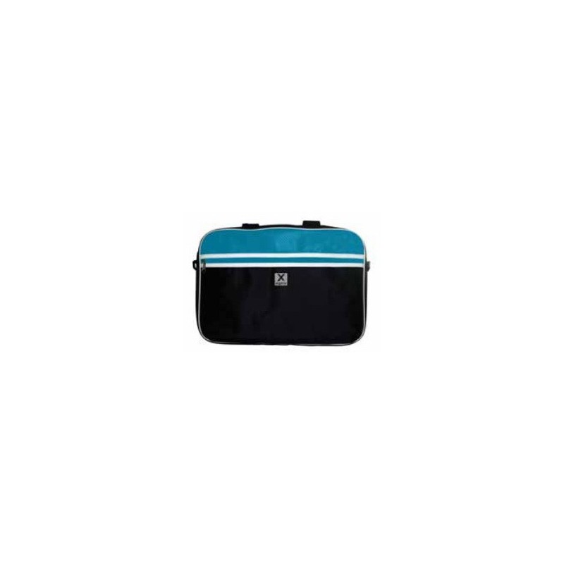 Approx appNBSP15LB, Negro, Azul, Monótono, Polipiel, Nylon, Resistente al polvo, Resistente a rayone