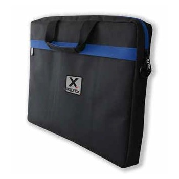 MALETIN APPROX APPNB15S NEGRO AZUL - HASTA 15.6" 39.62CM - RELLENO RESISTENTE Y DE GRAN ESPESOR - BO