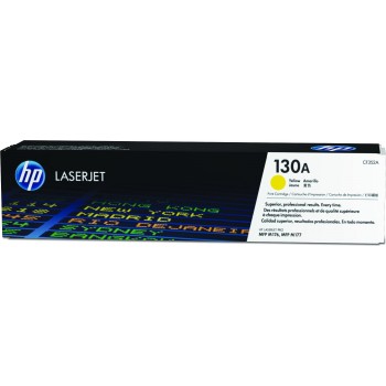 Cartucho de toner original LaserJet HP 130A amarillo CF352A