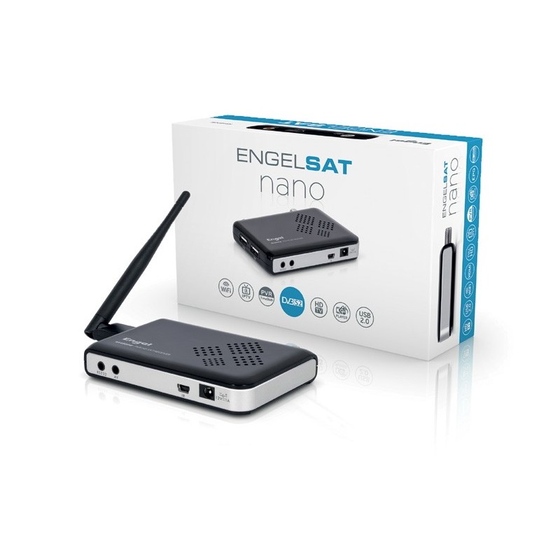 ENGEL RS4800W NANO RECEPTOR SATELITE - DVB-S2 HD - PVR - TIMESHIFT - ANTENA WIFI - HDMI   RCA - ACTU