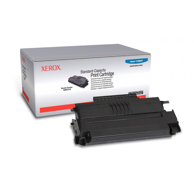 Cartucho de impresión de capacidad normal (2.200 págs.), Phaser 3100MFP. 106R01378