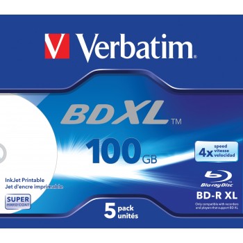 BD-R 4X SINGLE LAYER 100GB 5UD JEW 43789
