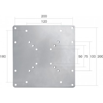 PLACA ADAPTADORA VESA WALL FPMA-VESA200