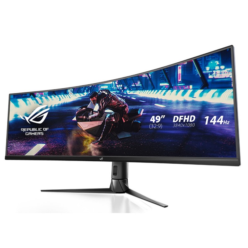 ASUS XG49VQ pantalla para PC 124,5 cm (49") UltraWide Quad HD LED Curva Black 90LM04H0-B01170