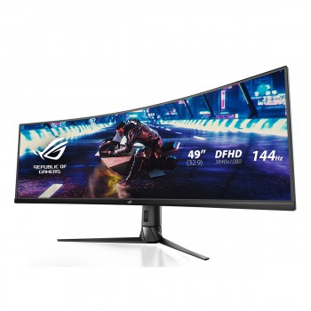 ASUS XG49VQ pantalla para PC 124,5 cm (49") UltraWide Quad HD LED Curva Black 90LM04H0-B01170