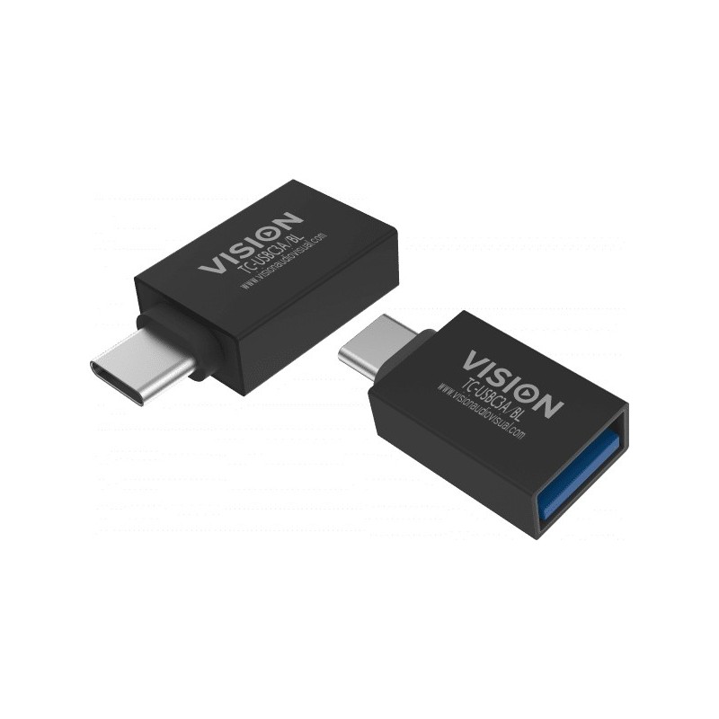 Vision TC-USBC3A BL - USB C USB 3.0 A Negro