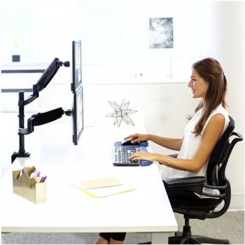 Fellowes 8043401, 20 kg, 68,6 cm (27"), 75 x 75 mm, 100 x 100 mm, Negro