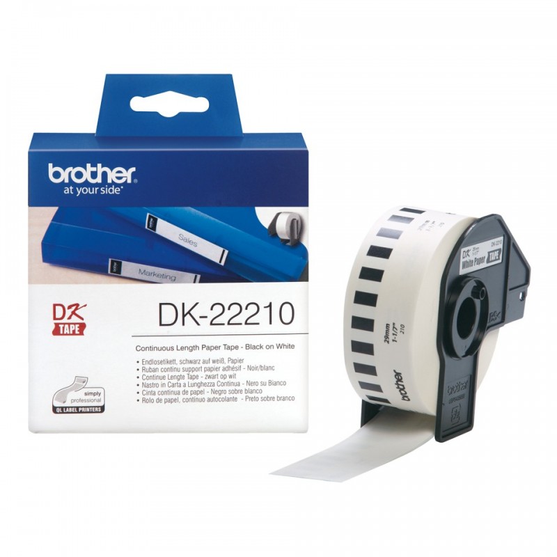Brother DK-22210 - Etiquetas - Roll (2.9 cm x 30.5 m) DK22210