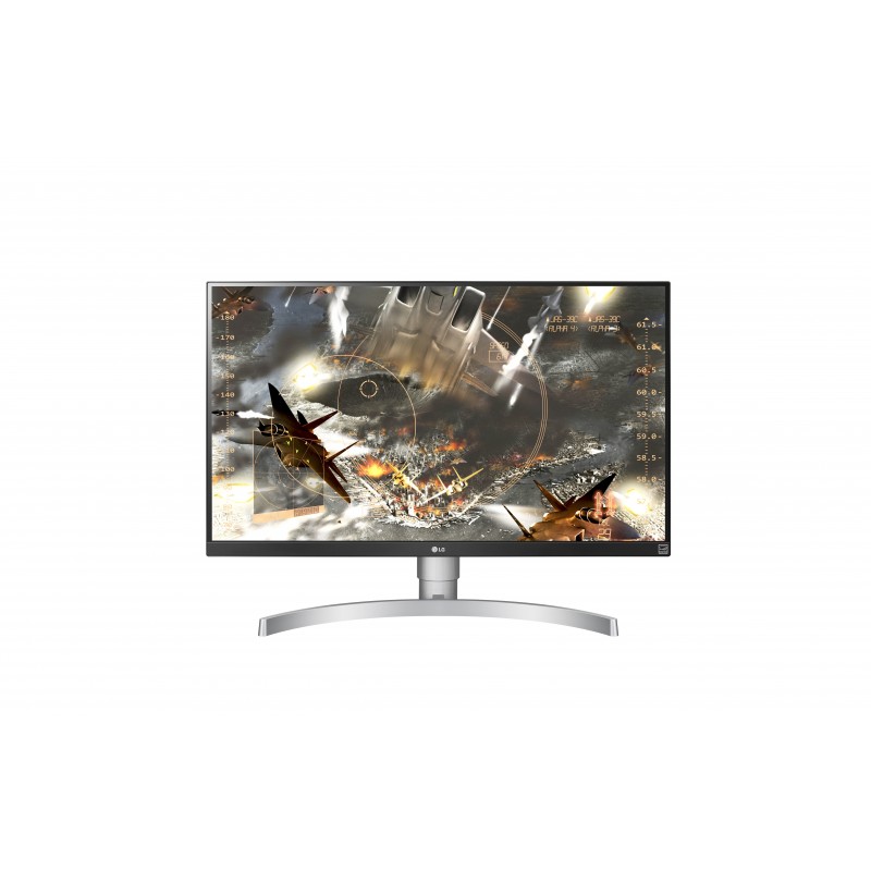 LG 27UK650-W - 27 - 4K Ultra HD - IPS - 5 ms - Plata, Blanco - 27UK650-W