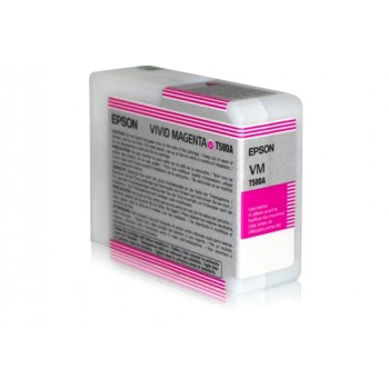 Cartucho Epson T580A00 magenta vivo C13T580A00