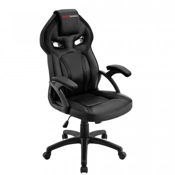 Mars Gaming MGC118, Silla para videojuegos universal, Universal, 130 kg, Asiento acolchado, Respaldo MGC118BK