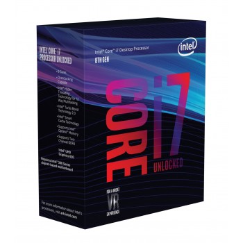 Intel Core - i7-8700K - 3,7 GHz BX80684I78700K