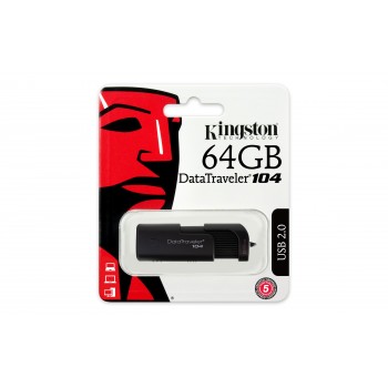 Kingston Technology DataTraveler 64GB 2.0 Negro DT104 64GB