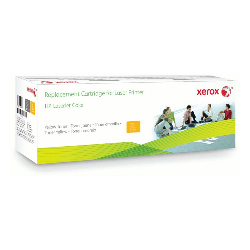 Compatible con HP Colour LaserJet 4730 MFP,  CM4730 MFP - Xerox Cartucho de tóner amarillo. Equivalente a HP Q6462A.