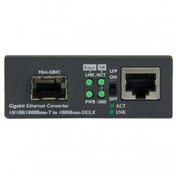StarTech.com Conversor de Medios Ethernet Gigabit  MCM1110SFP