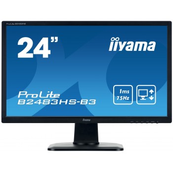 IIYAMA ProLite - 24 - Full HD - TN - 1 ms - Negro - B2483HS-B3