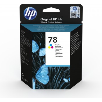 Cartucho de tinta original HP 78 tri-color C6578D