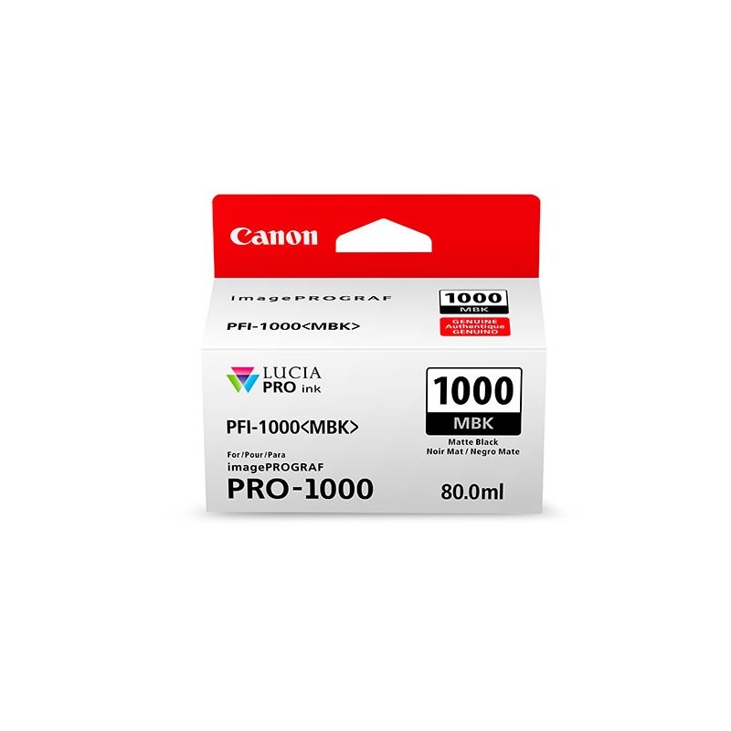 Canon PFI-1000 MBK Negro mate 0545C001
