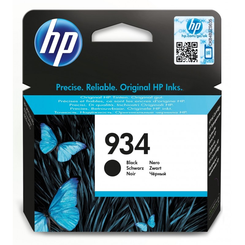 Cartucho de tinta original 934 negro HPC2P19AE