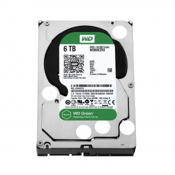 (Reacondicionado) WD Green WD60EZRX - Disco duro - 6 TB - interno -
