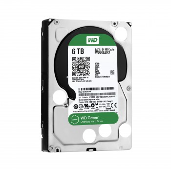 (Reacondicionado) WD Green WD60EZRX - Disco duro - 6 TB - interno -
