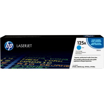 Cartucho de toner original LaserJet HP 125A cian CB541A