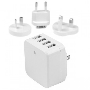 STARTECH 4 PORT USB TRAVEL WALL CHARGER CABL (Reacondicionado) USB4PACWH