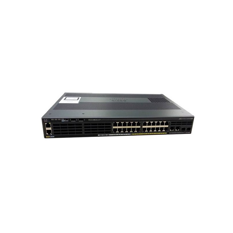 Cisco Systems Catalyst 24 puertos RJ-45 Negro WS-C2960X-24TS-LL
