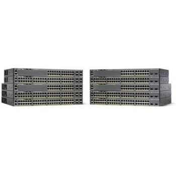 Cisco Systems Catalyst 24 puertos RJ-45 Negro WS-C2960X-24TS-LL