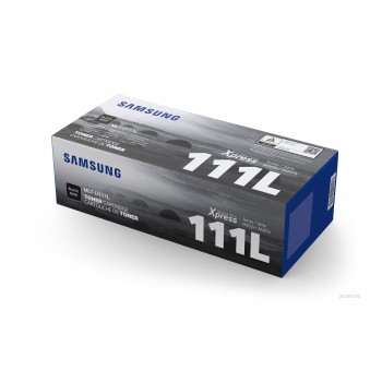 HP Samsung MLT-D111L High Yield Black Toner Cartridge, Tóner de láser, 1800 páginas, Negro, 1 pieza( SU799A