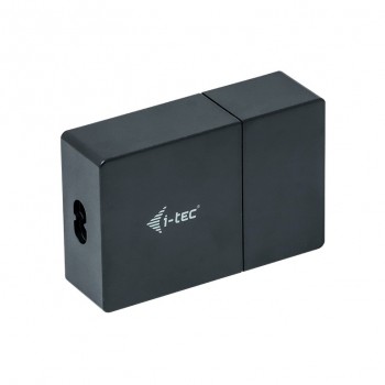 i-tec CHARGER5P52WQC, Interior, Corriente alterna, 12 V, 1,2 m, Negro