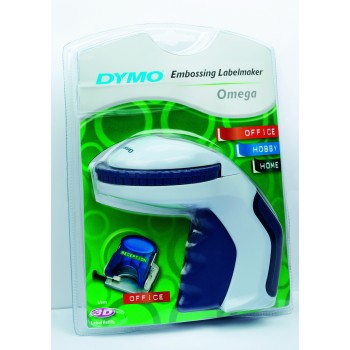 DYMO Omega Embosser, PVC, Térmica directa, Azul, Ampolla, China S0717940