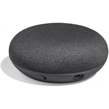 Google Home Mini, Google Assistant, Alrededor, Antracita, Gris, Tela, De plástico, Silicona, Chromec GA00216-ES