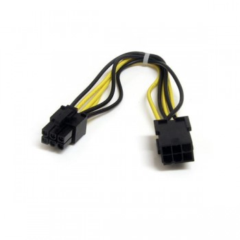 StarTech.com Cable de Extensión de Alimentación PCI Express de 6 pines - 8 pulgadas, 0,15 m, PCI-E ( PCIEPOWEXT